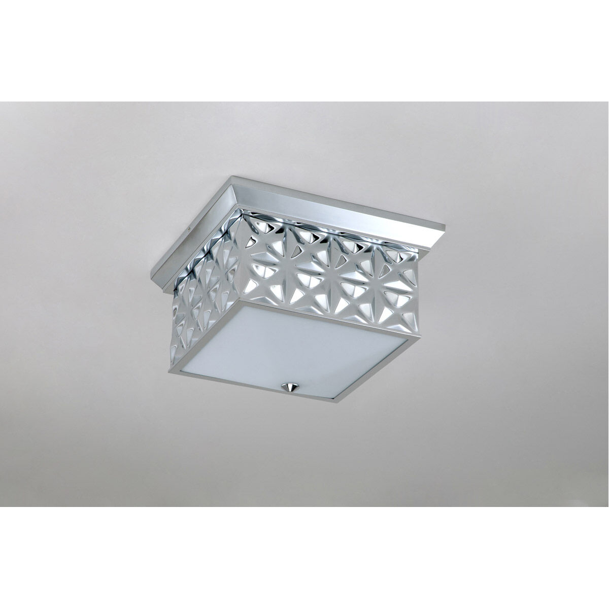 Alpha 4 Light PC Bath/Flush Mounts Ceiling Light in Polished Chrome